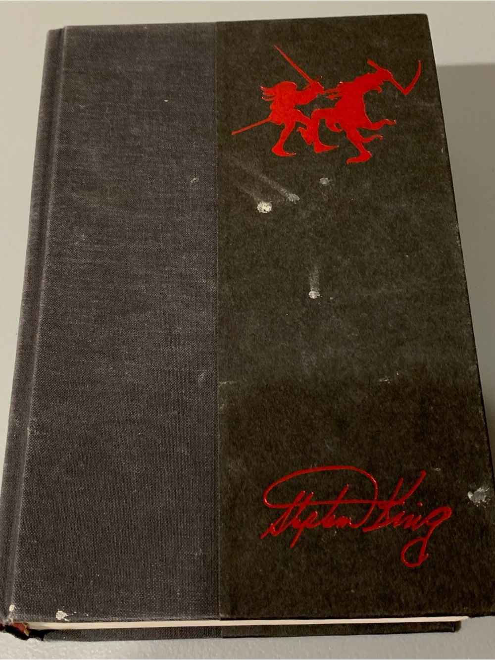 Stephen King Hardcover Book with Red Artwork
